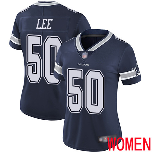 Women Dallas Cowboys Limited Navy Blue Sean Lee Home 50 Vapor Untouchable NFL Jersey